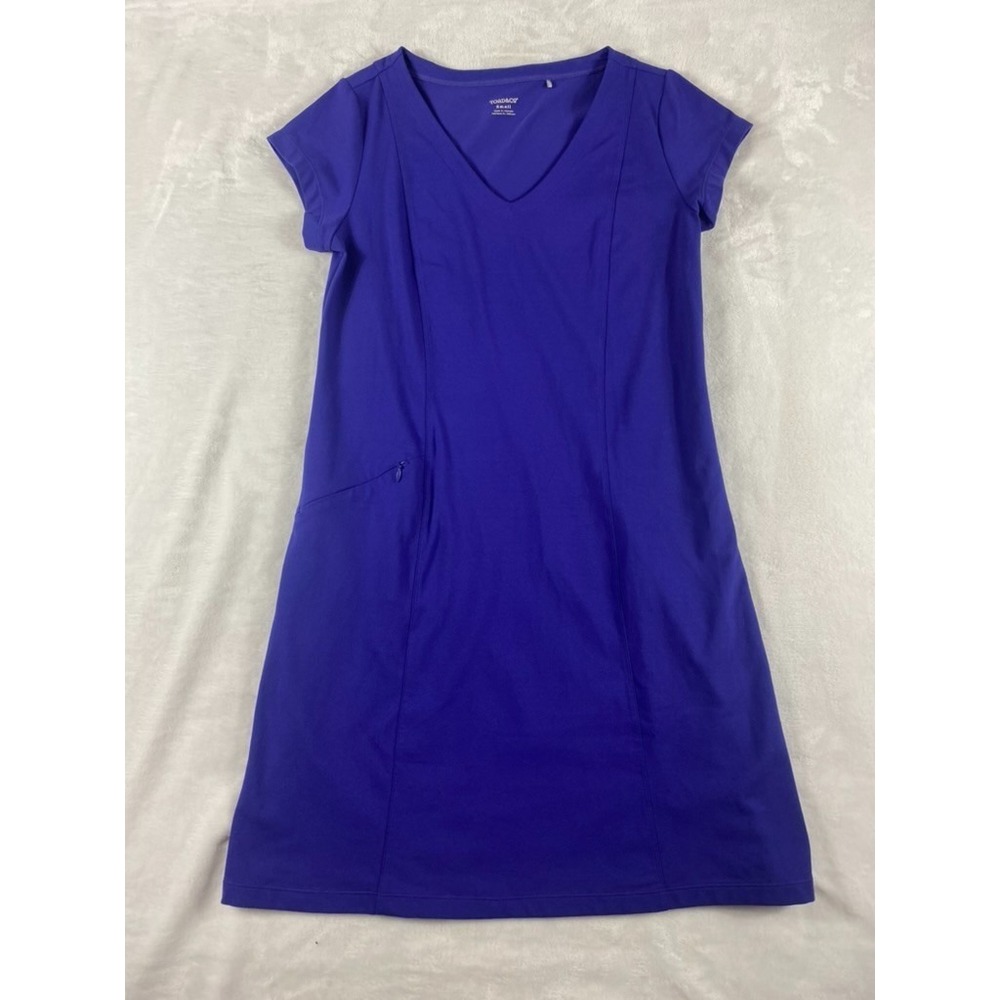 Toad&Co. Mini Athleisure Dress Women Sz S Purple Hiking Active Pockets